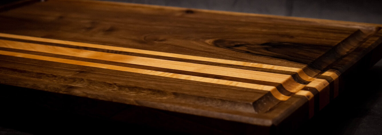 Handmade walnut cutting board